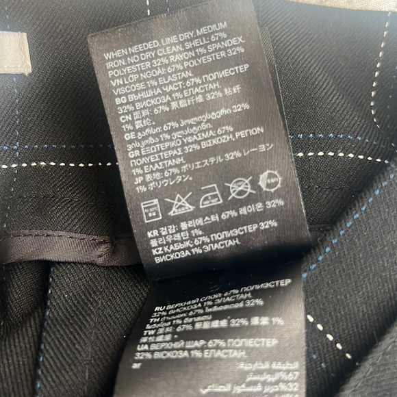 H&M Window Pane Paper Bag Skirt w/pockets - Picture 5 of 5